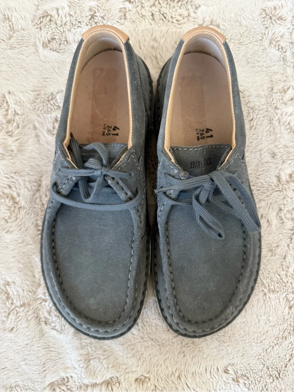 Birkenstock Pasadena – Suede Leather Basalt Gray | No Box
